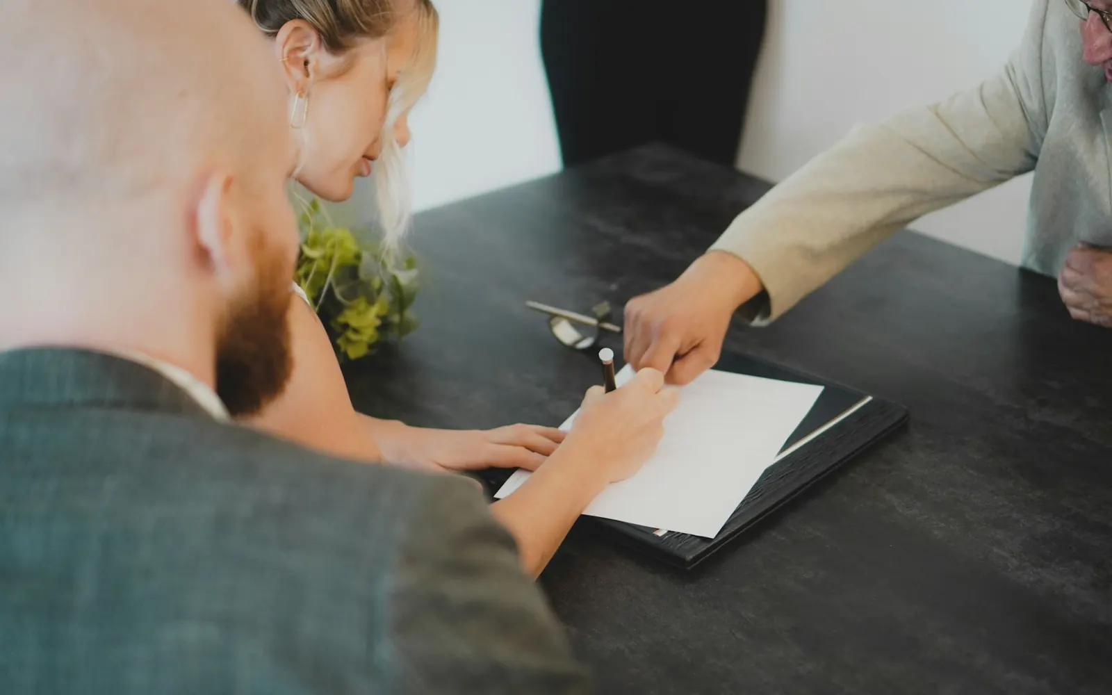Property documents being reviewed for legal and RERA due diligence
