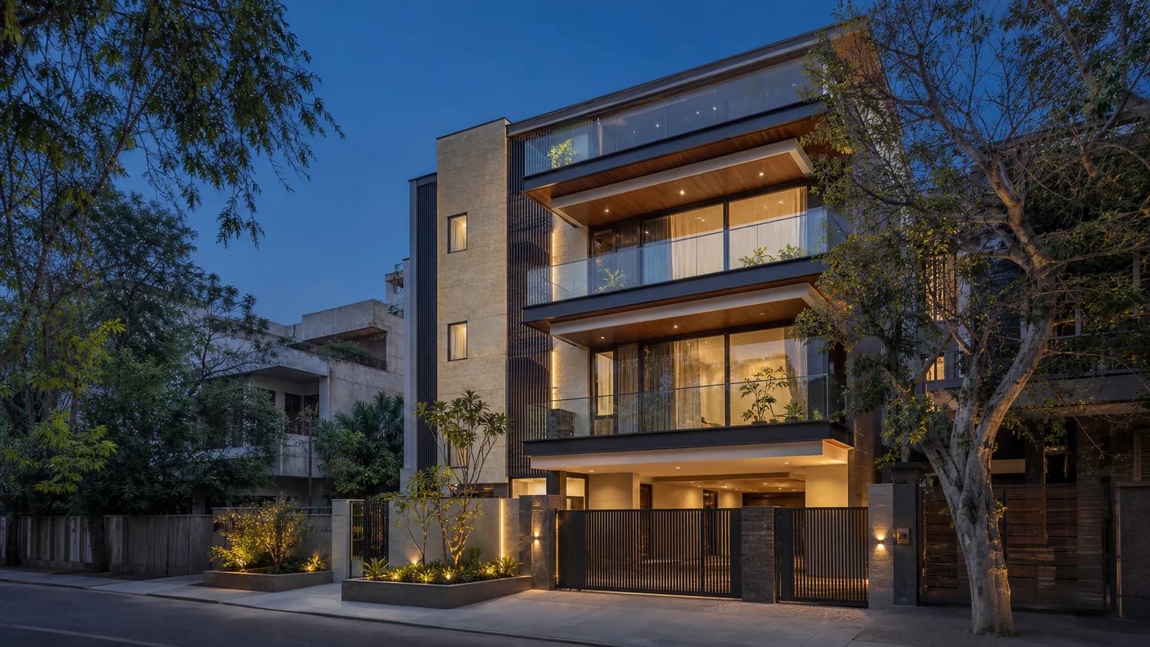 Luxury builder floor in Lajpat Nagar South Delhi by Sky Skrabers